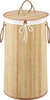 Coș de rufe din bambus, maro deschis, 55 litri, ZELLER, bej