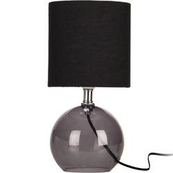 Lampa de masa cu baza din sticla, 24 cm