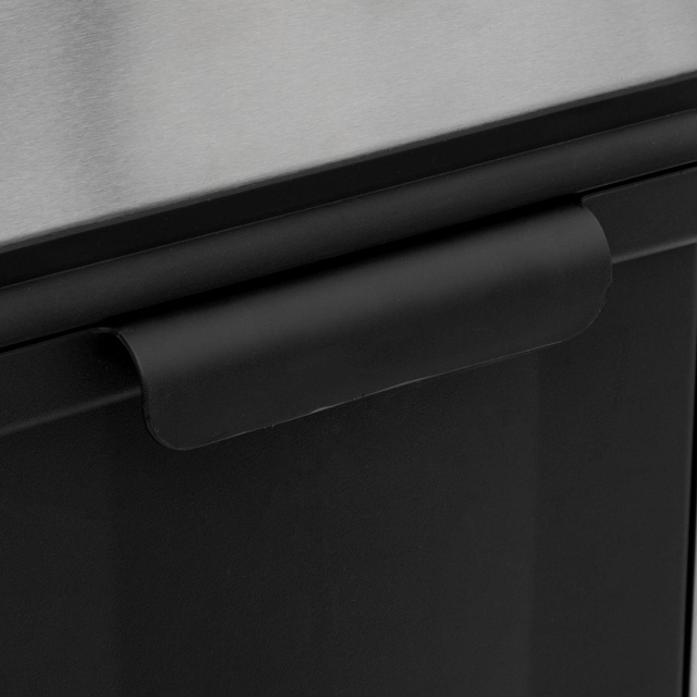 Coș de gunoi de tip turn cu două compartimente, 14 l + 20 l, înălțime 78 cm