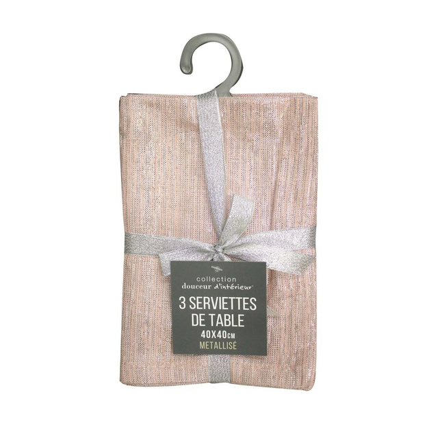 Servetele ELEGANCIA, bumbac, 40 x 40 cm, 3 bucatic