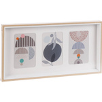 Ramă pentru 3 fotografii, passe-partout, 42 x 22 x 3 cm