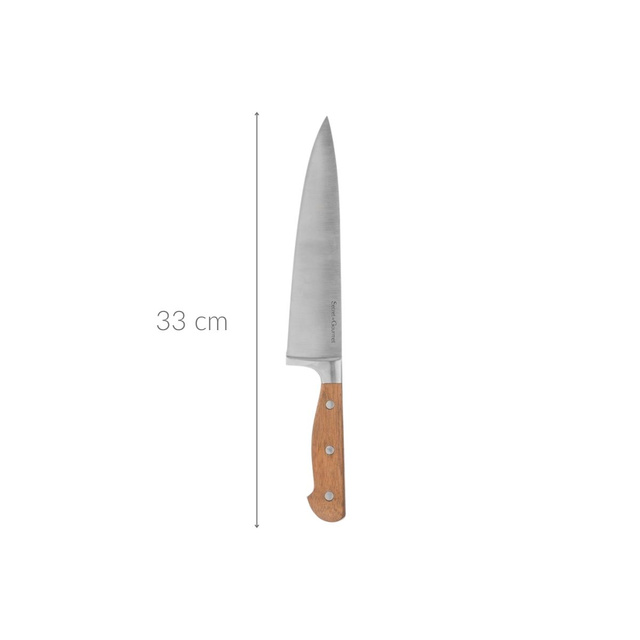 Cutit bucatar ELEGANCIA, inox, 33 cm