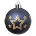 Set globuri cu modele cu sclipici, Ø 6 cm