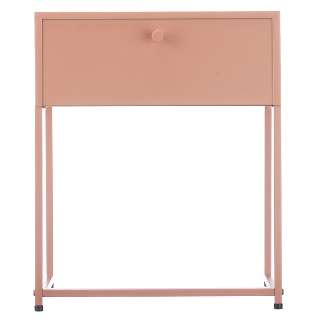 Masuta metalica cu sertar, 35 x 42 x 50 cm