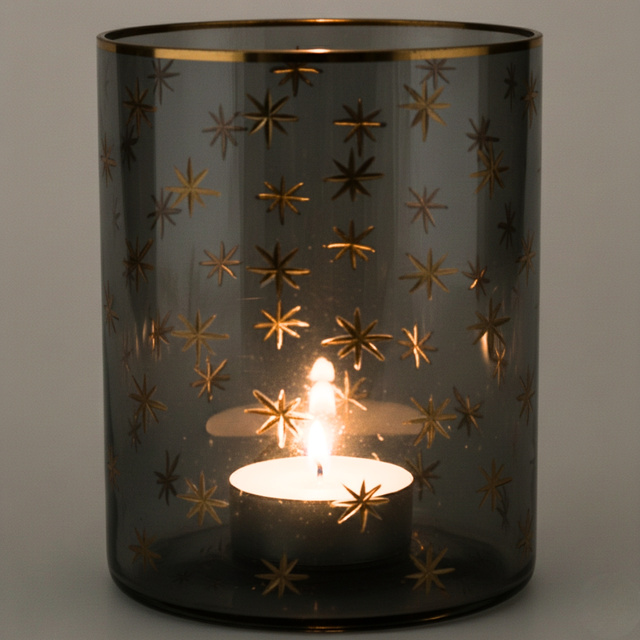 Candelabru pentru tealight în formă de pahar, Ø 11 cm