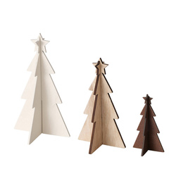 Braduri decorative din placaj KARL, 12-25 cm, 3 buc.