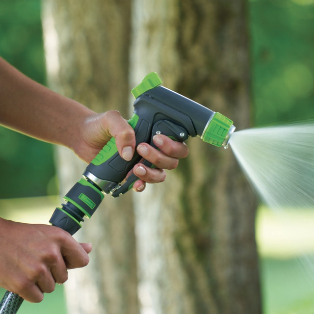 Capat pistol pentru furtun de grădină RIBIMEX, functie reglare jet