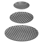 Serviciu de cină pentru 6 persoane BOHEMIA din porțelan, model cu buline