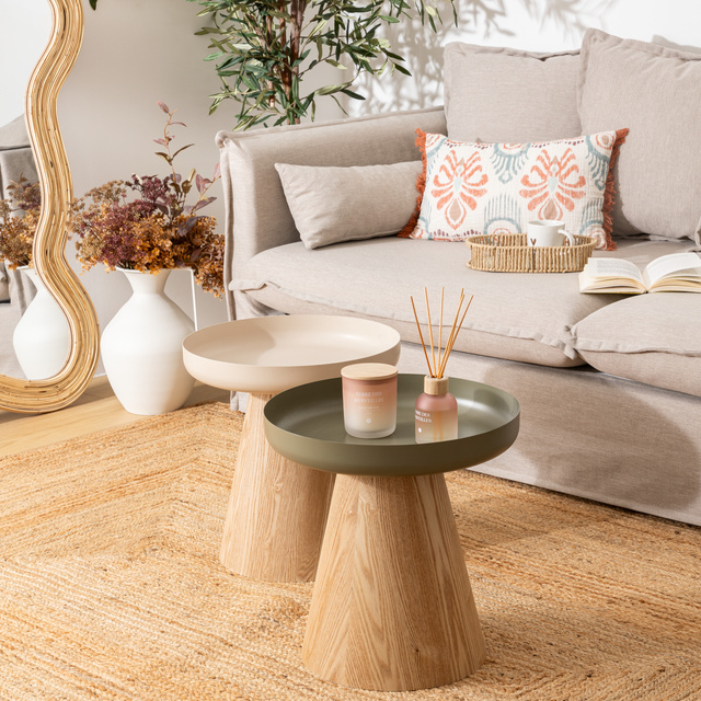 Măsuță de cafea pe un picior HERCYNA, Ø 40 cm