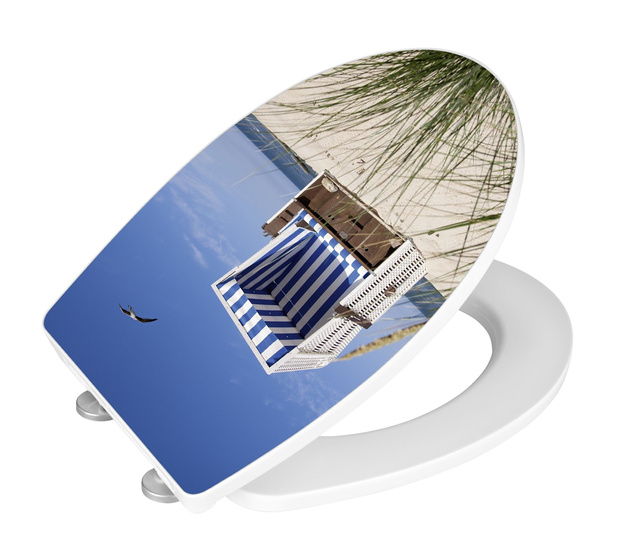 Capac de toaletă BEACH, duroplast, WENKO