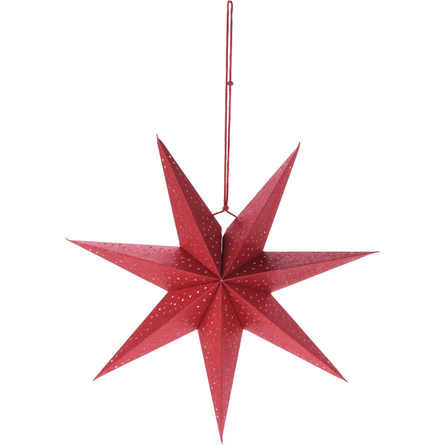 Decorațiune pentru fereastră, stea din hârtie, 45 cm