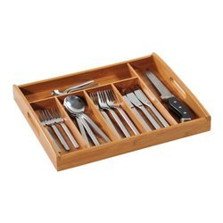 Insert tacamuri, organizator bambus pentru sertare, KESPER