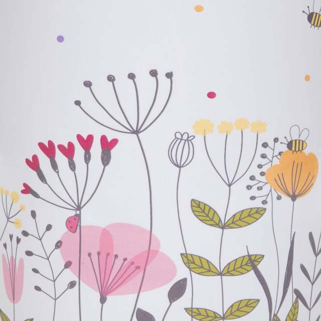 Recipiente de bucatarie din ceramica cu flori de camp Florina, 2 bucati