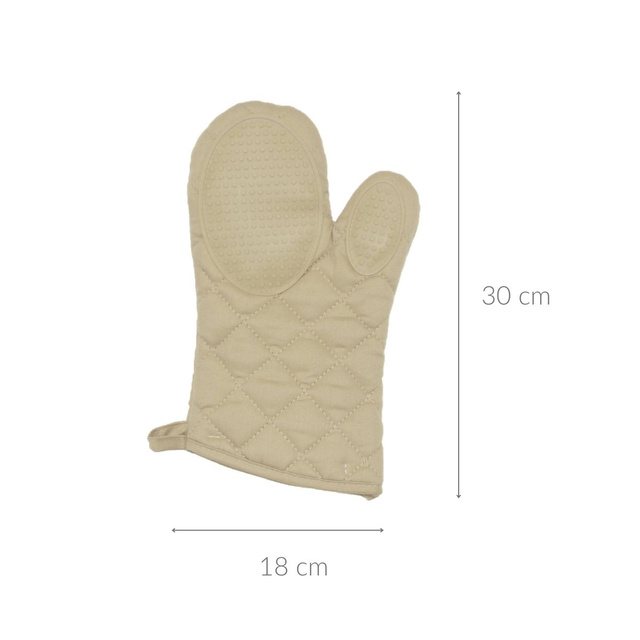 Manusa de cuptor cu maner din silicon, 30 x 18 cm