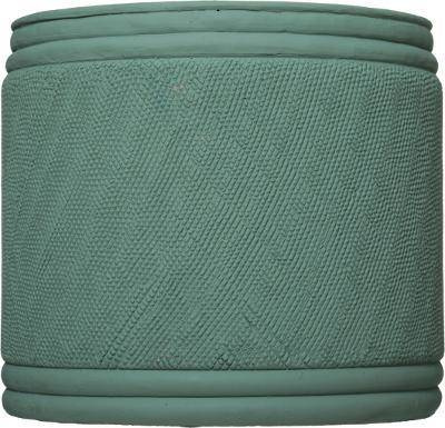 Set 2 suporturi pentru ghiveci, ciment, verde