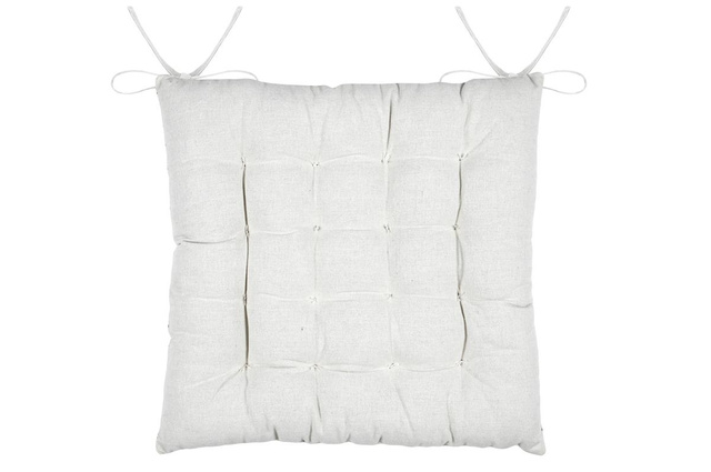 Perna de scaun cu efect de in, CLARINE, 38 x 38 cm