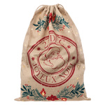 Geanta cadou cu model de Craciun, 50 x 70 cm