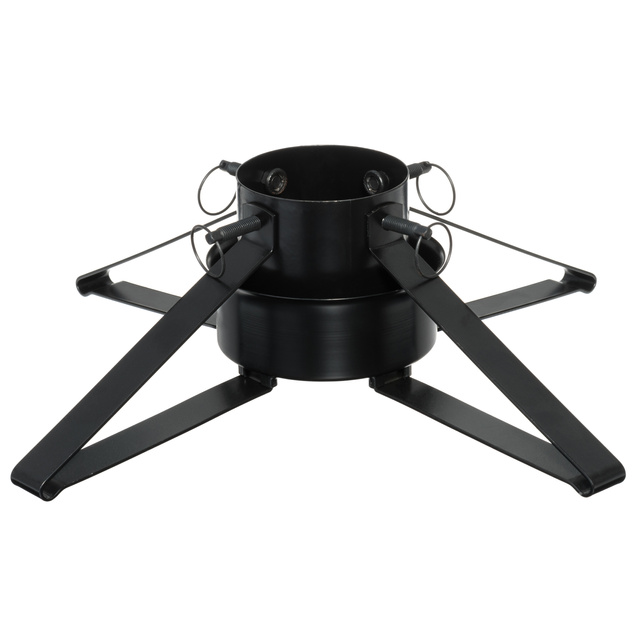 Suport metalic pentru brad cu recipient pentru apă de 0,9 l, negru