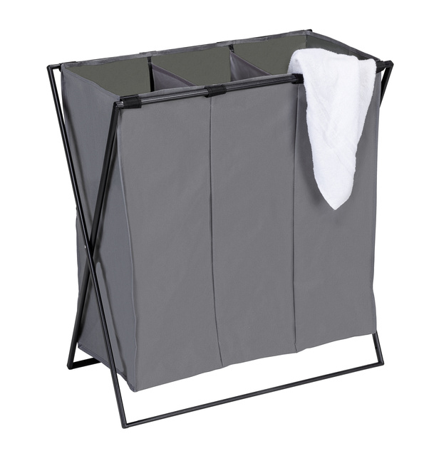 Coș de rufe cu trei compartimente, Trio, WENKO