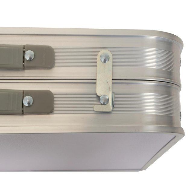 Masă de călătorie pliabilă cu două compartimente mari, 69,5 x 47 x 120 cm