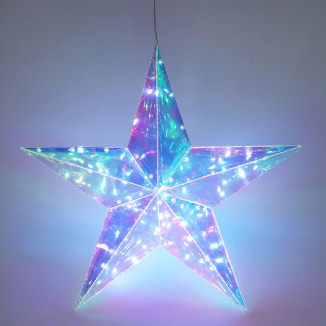 Decorațiune luminoasă pentru fereastră, Stea 51 cm