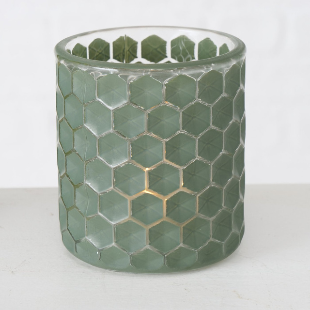 Sfeșnic mozaic
Dustin, 8 cm,
verde fumariu