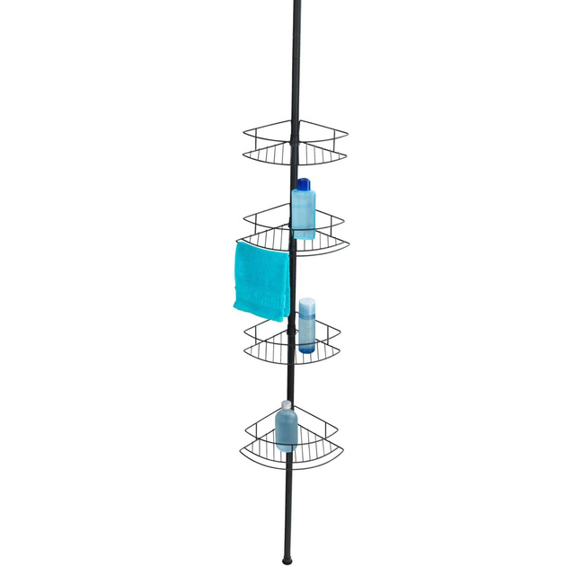 Raft telescopic pentru duș DOLCEDO, 4 niveluri, WENKO, auriu