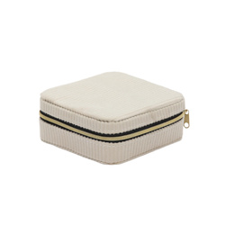 Cutie pentru bijuterii, catifea, 12 x 12 x 5 cm