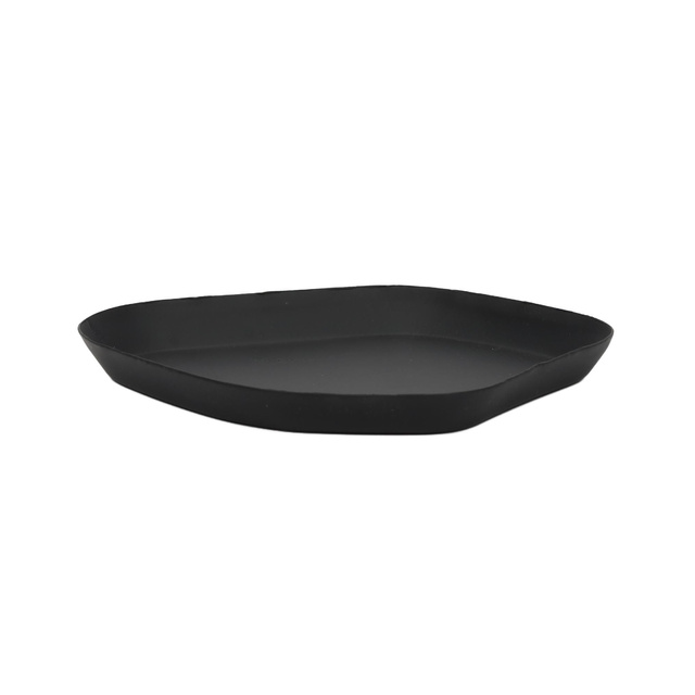 Tava decorativa metalica, 17,5 x 13,5 cm