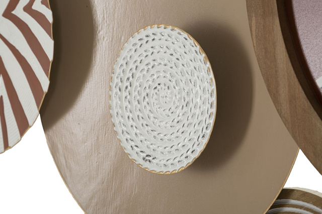 Decor de perete cu ceas, 127 cm