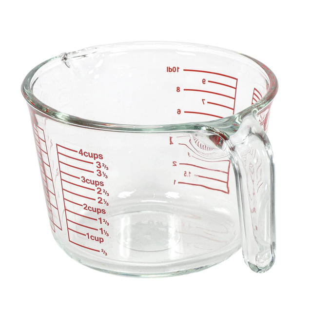 Cană de măsurat LUNU, sticlă, 1 l