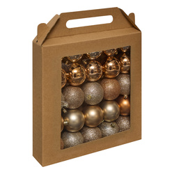 Globuri pentru brad, 25 de bucăți, Ø 6 cm