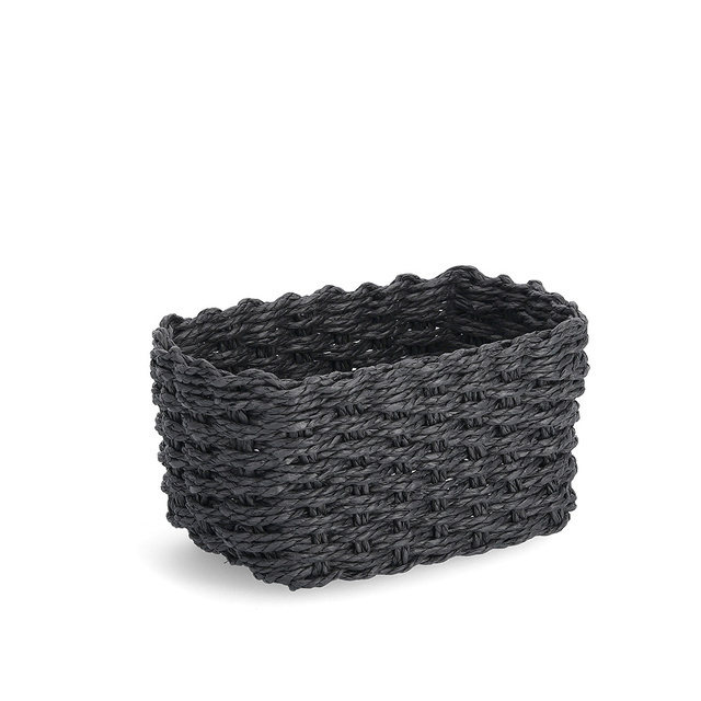 Set 3 cosuri depozitare, hartie impletita