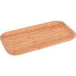 Tava de servire fructe, 25 x 13 cm, bambus
