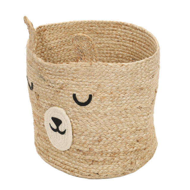 Cutii de jucării Urs cu urechiușe JOY, Ø 28 cm