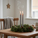 Lumânări de masă rustice, 25 cm
