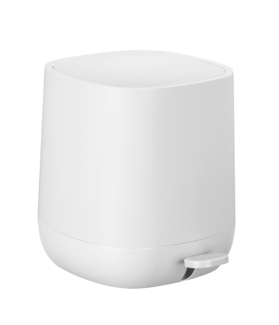 Cos de gunoi pentru baie cu pedala DAVOS, alb, 5 L, Wenko