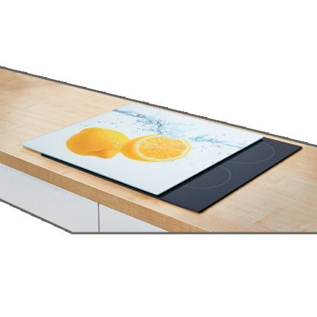 Placă de protecție din sticlă LEMON SPLASH pentru aragaz – mare, ZELLER, model 6