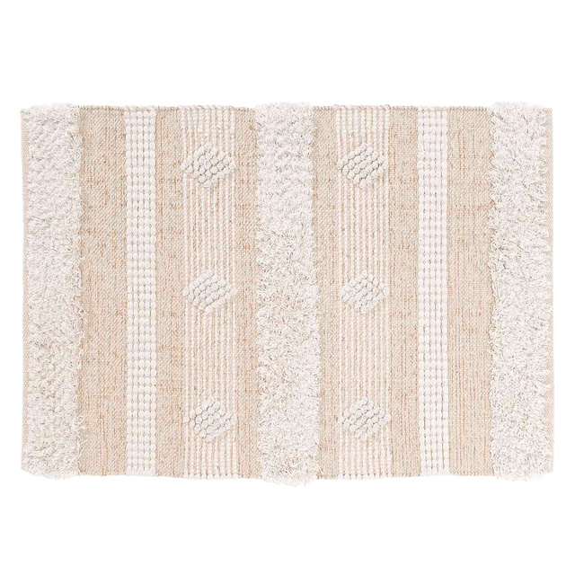 Covor boho ATHOS bej, 60 x 90 cm