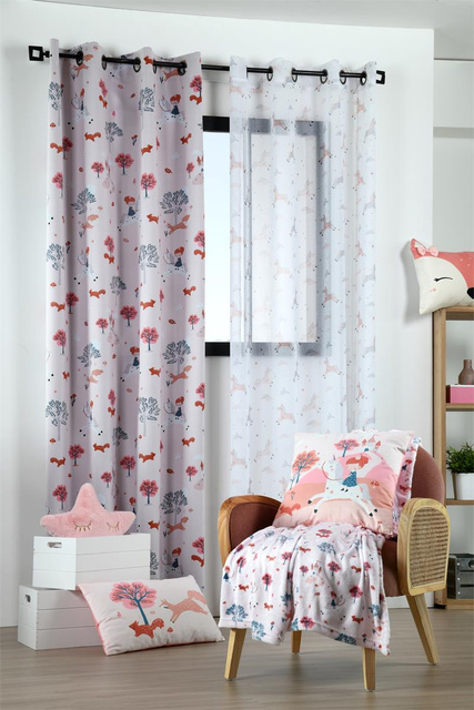 Perna decorativă pentru camera copilului CYRIELLE, roz, 30 x 50 cm