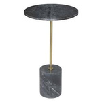 Masuta de cafea cu blat din marmura Ilian, Ø 35,5 cm