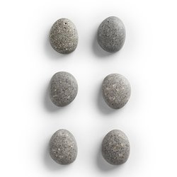 Magneți STONE, polirășină, 6 bucăți, ZELLER