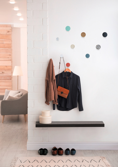 Umeras de baie 8 cm, negru mat, Wenko