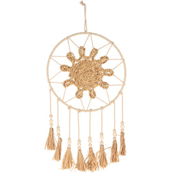 Decoratiune pentru perete, prinzator de vise, bumbac, 31 x 65 cm