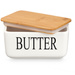 Untieră ceramică cu inscripția BUTTER, 10 x 16,5 x 8,5 cm