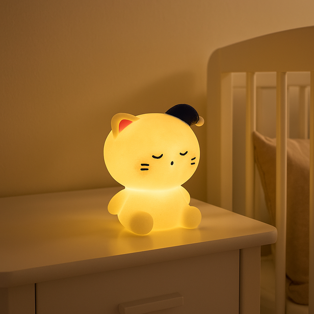 Lampa de noapte pisicuță, înălțime 10,5 cm