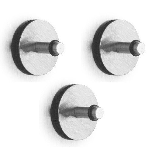 Set de magneti "Ring", Zeller, 3 bucati, Metal, Argintiu