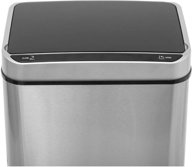 Coș de gunoi 40L, oțel inoxidabil