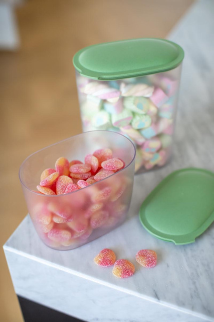 Recipient alimentar, OVAL, 2,5 L, dimensiune L, KOZIOL