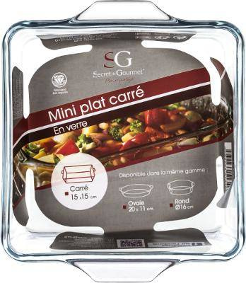 Vas din sticla termorezistenta MINI, 13 x 13 cm